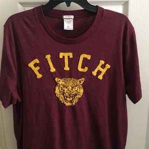 Abercrombie & Fitch Spellout Tiger Letters Tee